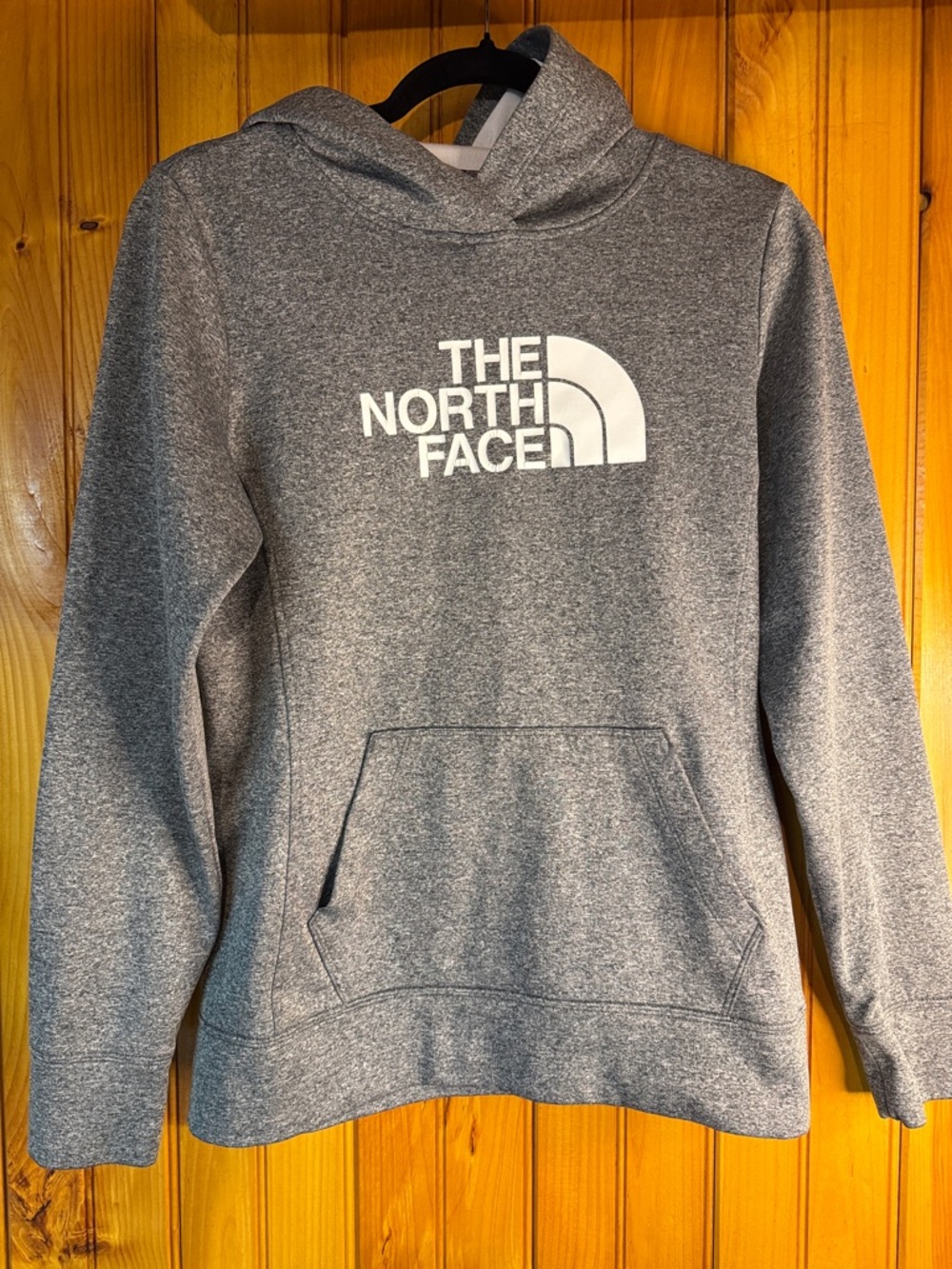 The North Face Gray Logo Hoodie Sweatshirt